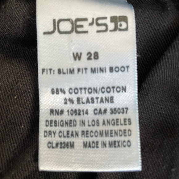 Joes Jeans slim boot flare size 28 - Picture 7 of 11
